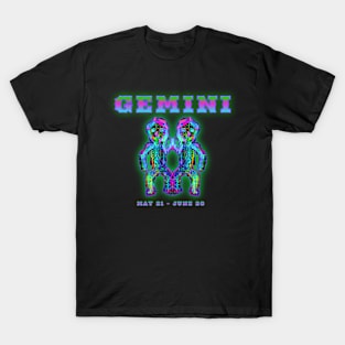 Gemini 9b Black T-Shirt